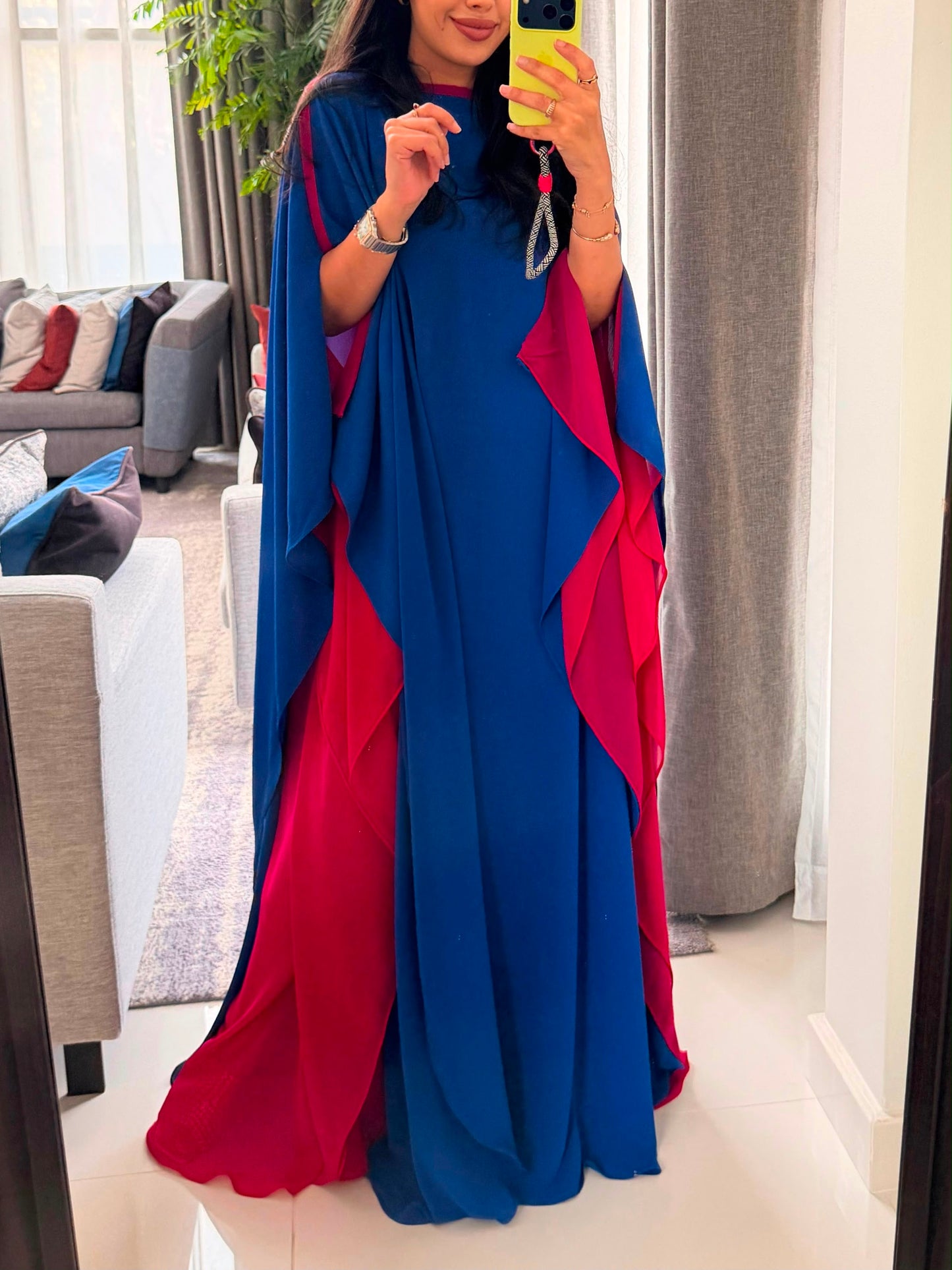 Flow Royal Blue x Magenta - Closed shoulders