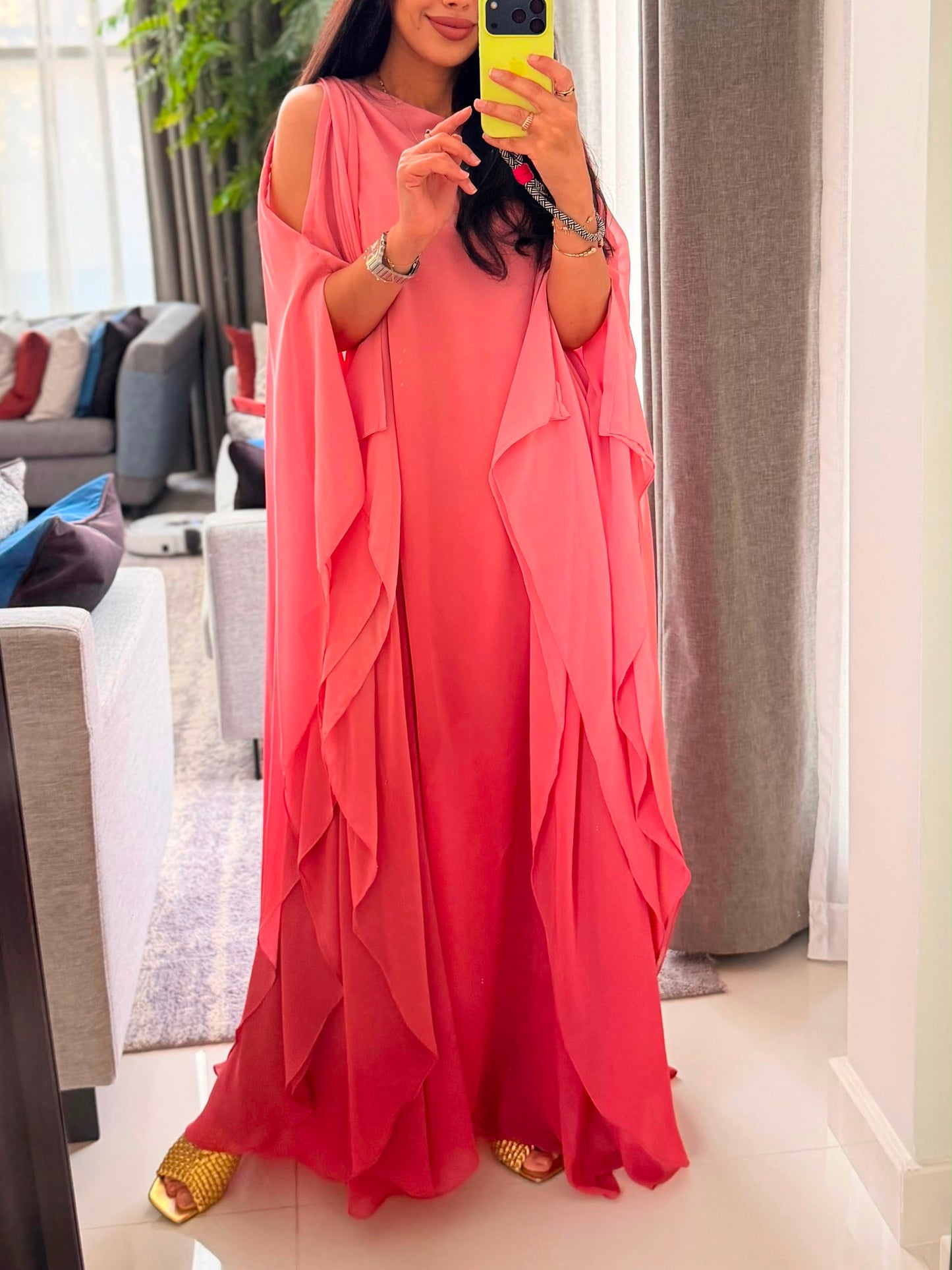 Flow Rose Ombré - open shoulders