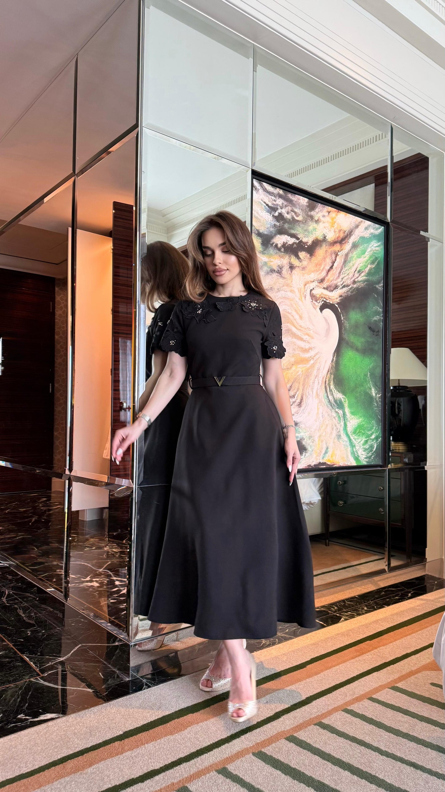 The Blanc Dress- Black