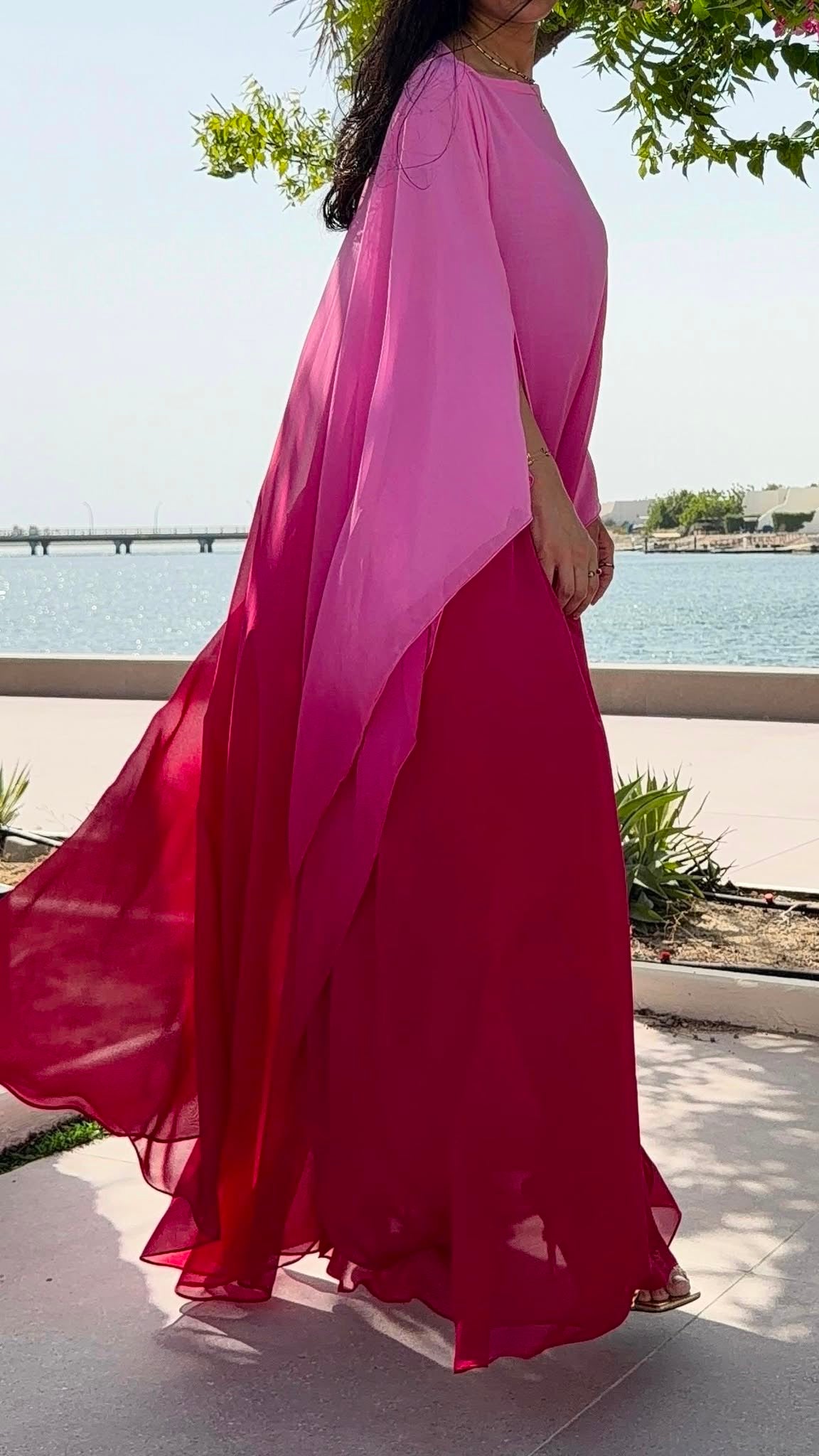 Flow ombré - closed shoulders