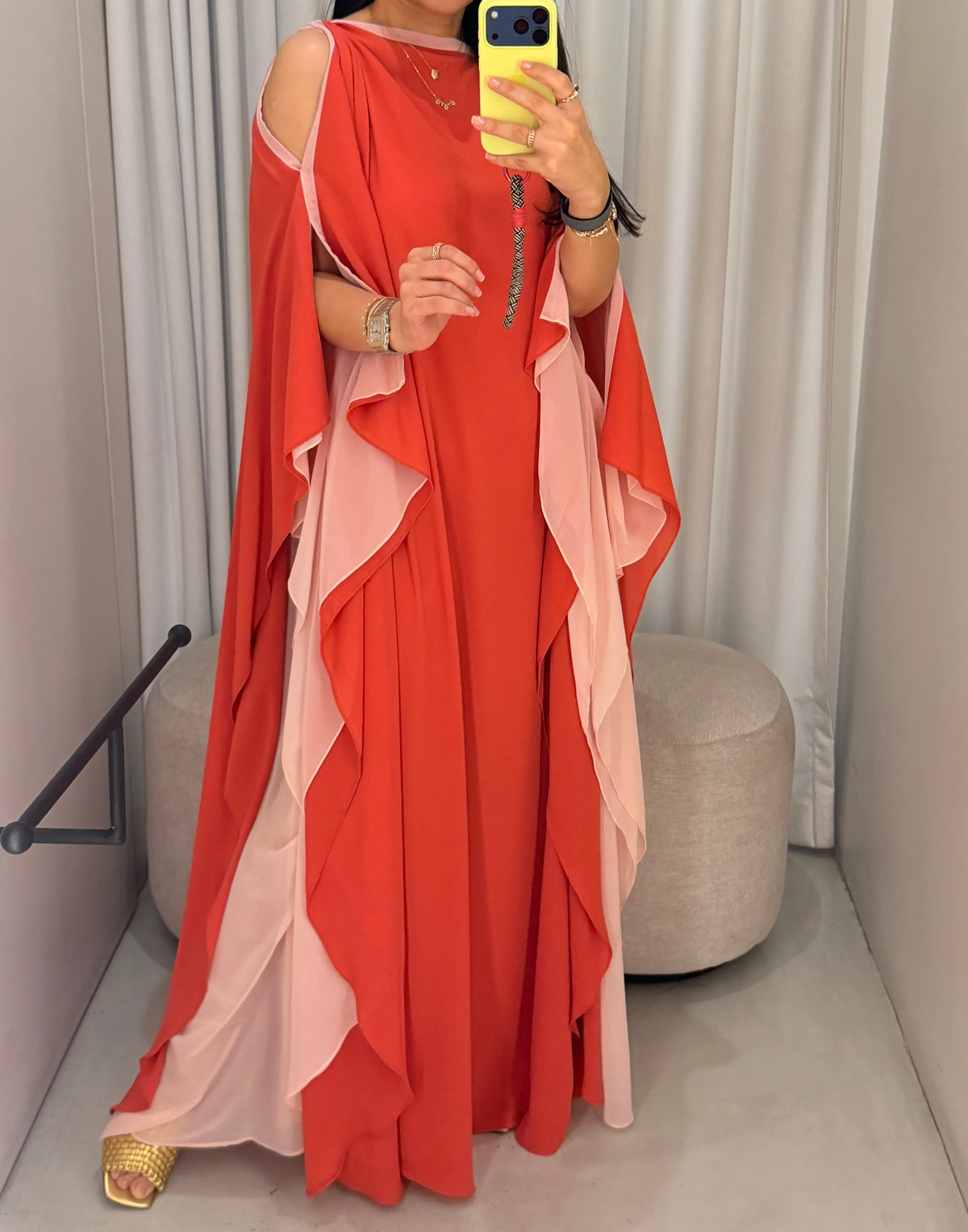 Flow Coral Pink - Open shoulders