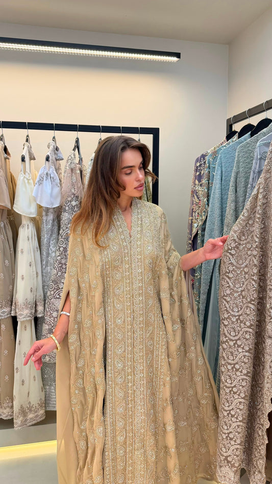 Cape Jelwa Kaftan -Caramel
