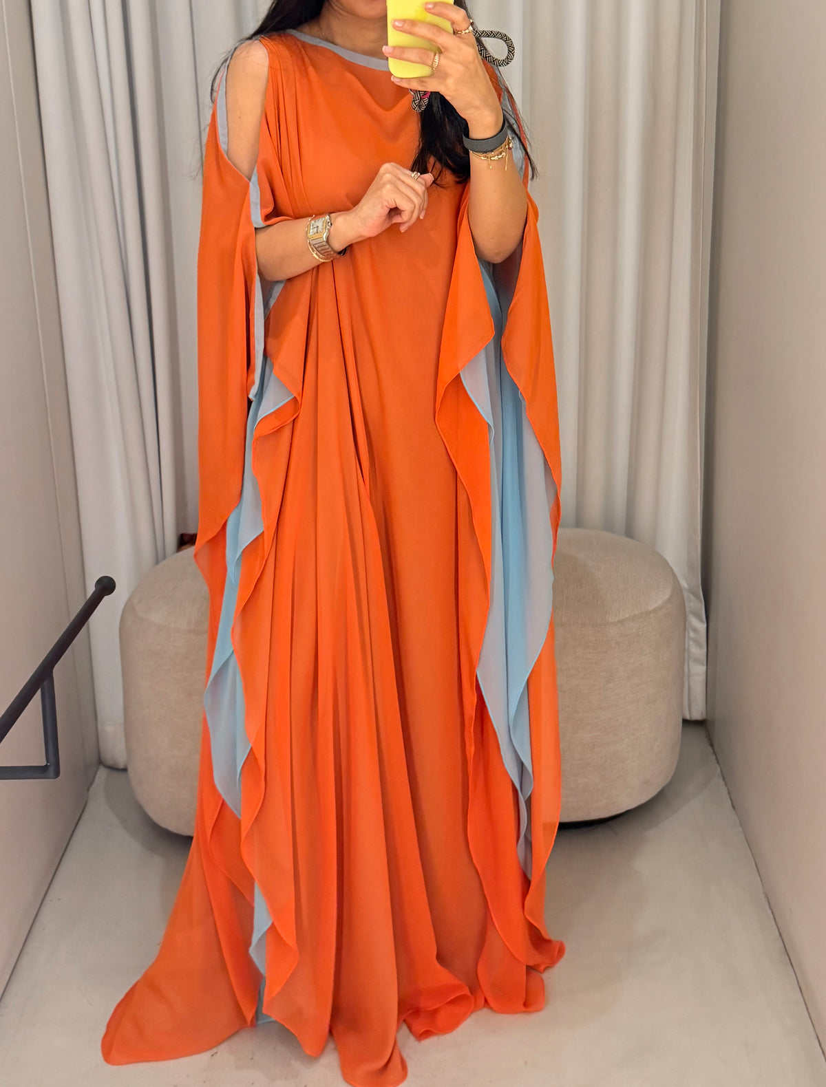 Flow orange x blue - open shoulders