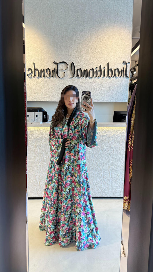 Florals Abaya - 14