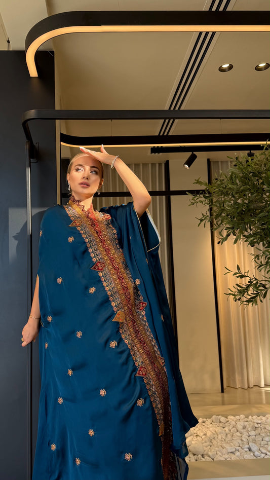 Cape Jelwa Kaftan -Teal