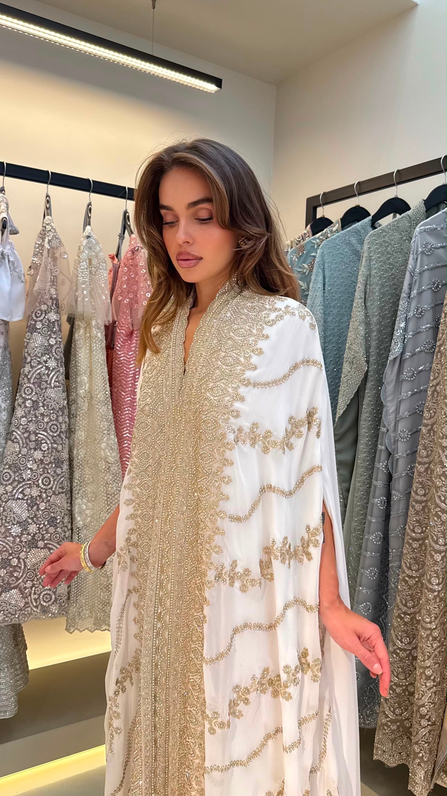 Cape Jelwa Kaftan -white