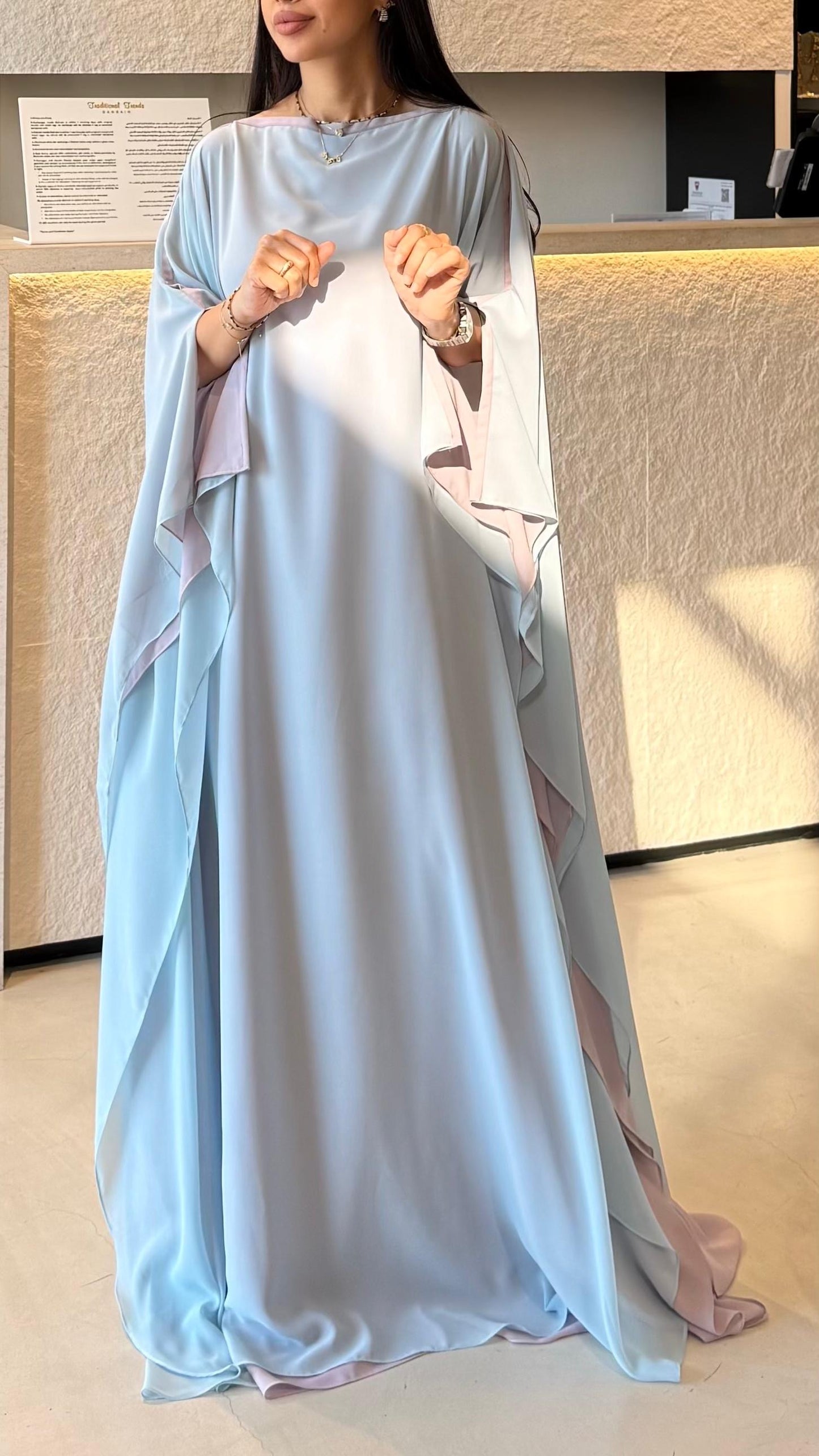 Flow Grey x Blue - open shoulders
