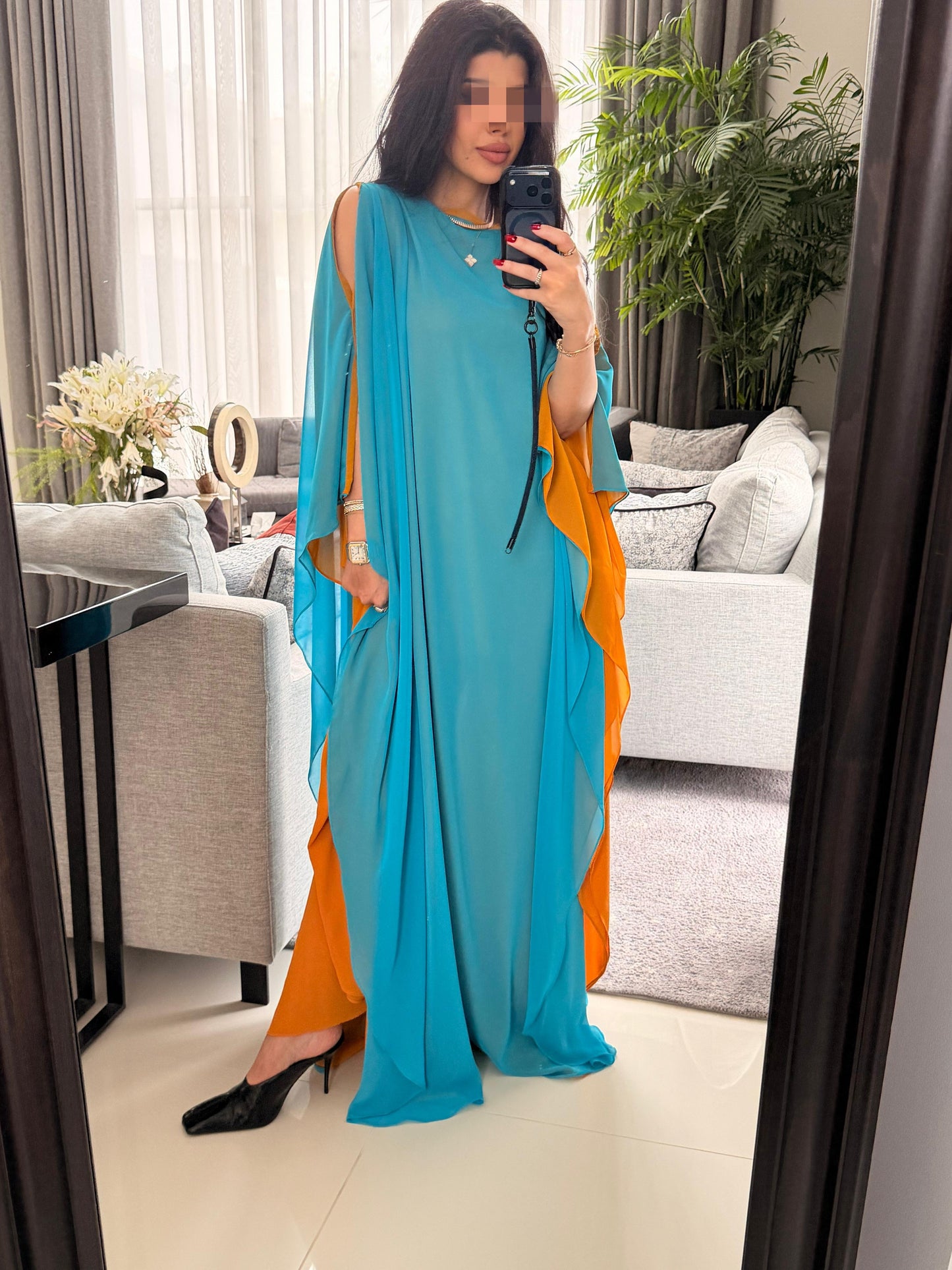 Blue x orange Flow• opened shoulders•