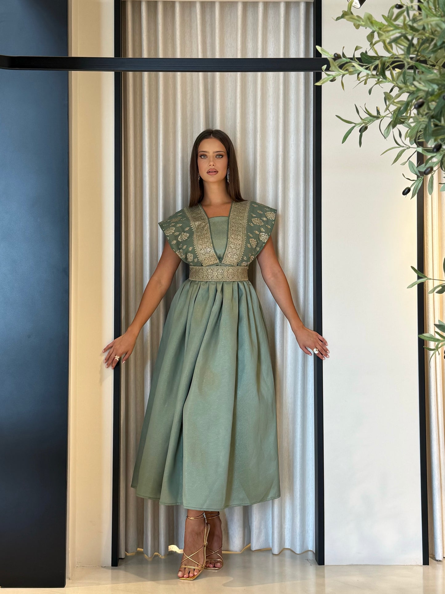 Jelwa Dress-Mint