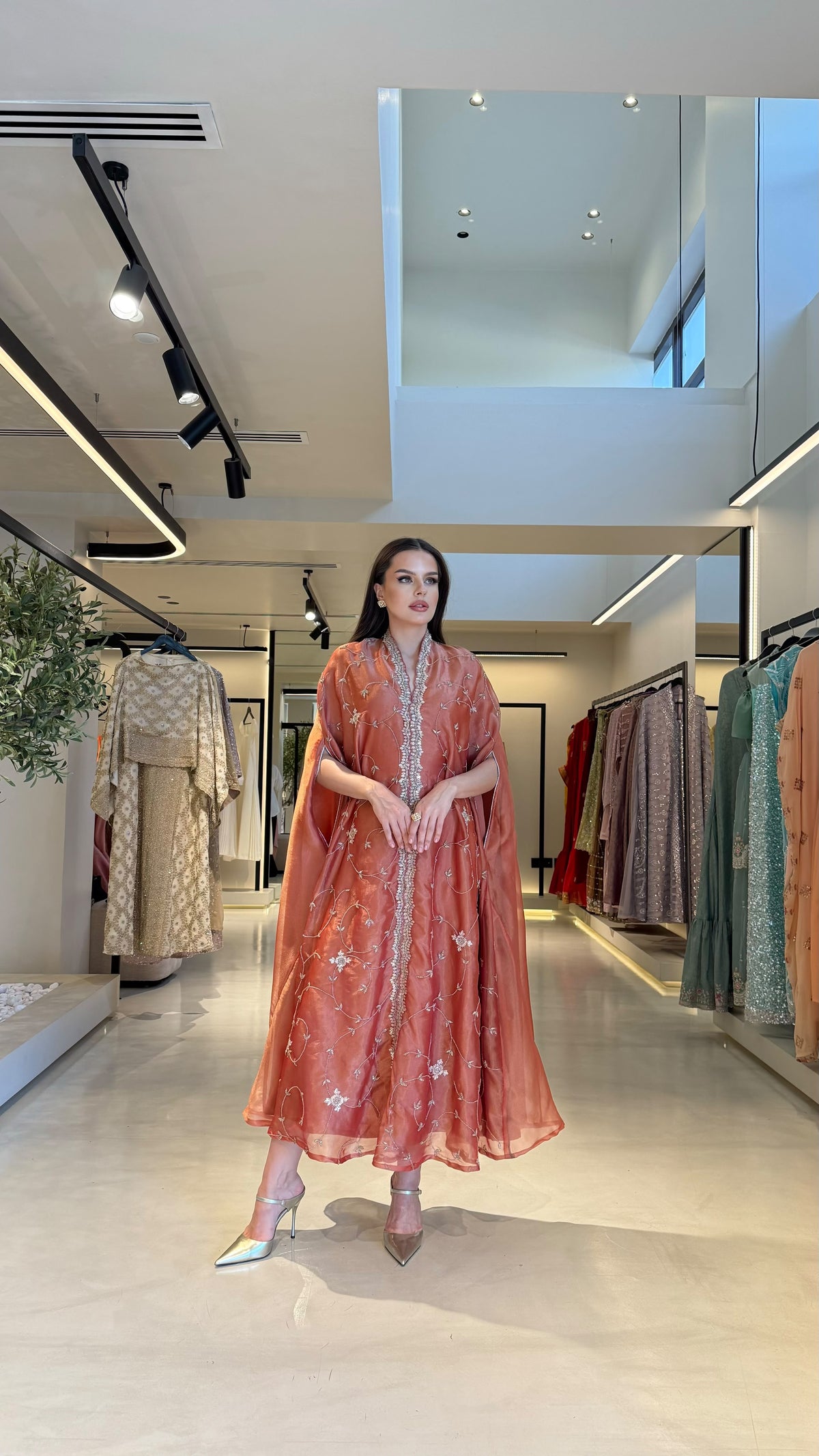 Cape Jelwa kaftan -copper