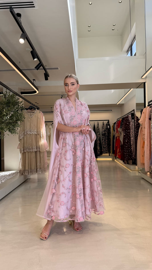 Cape Jelwa Kaftan -Rose
