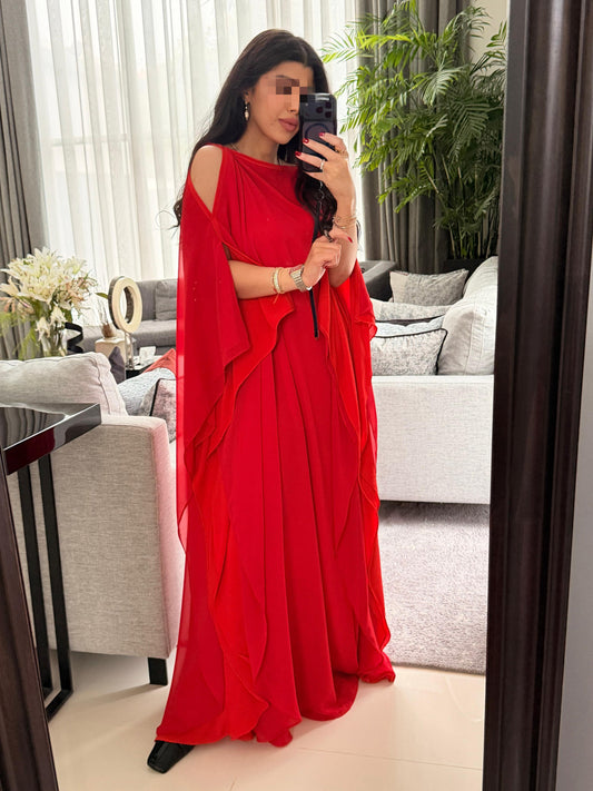 Fire Red Flow• open shoulders•