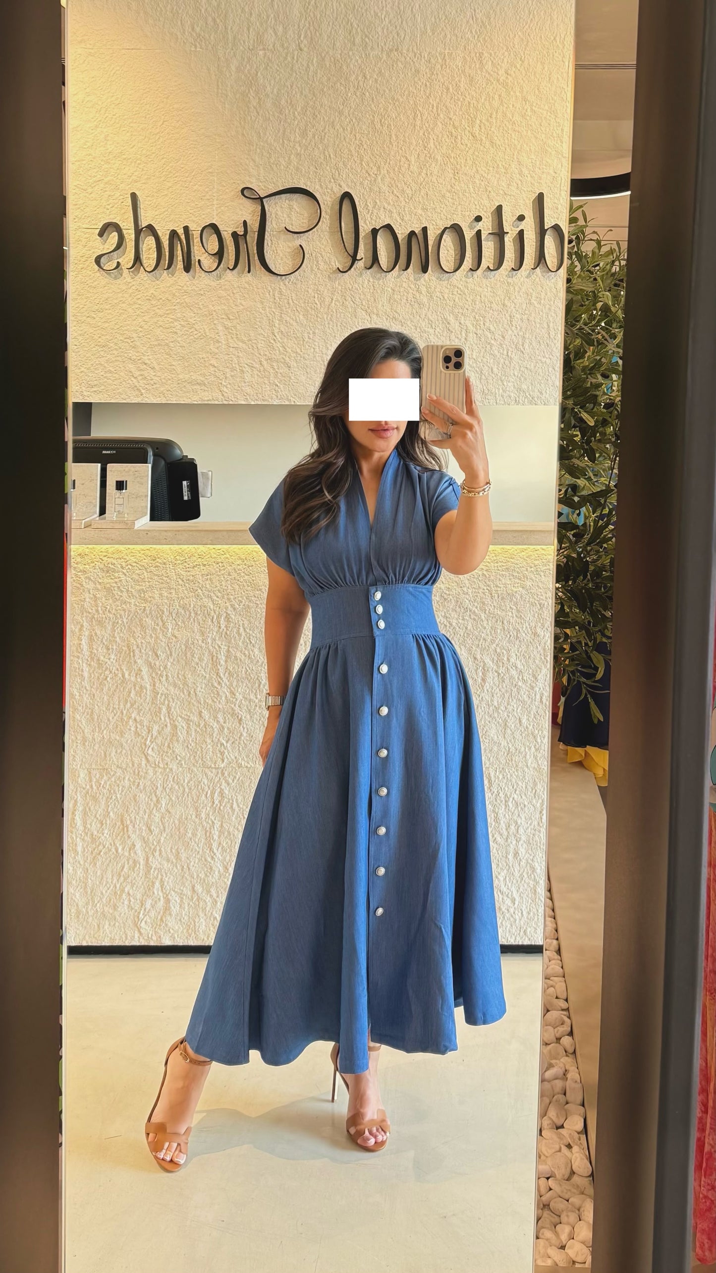 Summer Collection - Light Soft denim Blue Dress