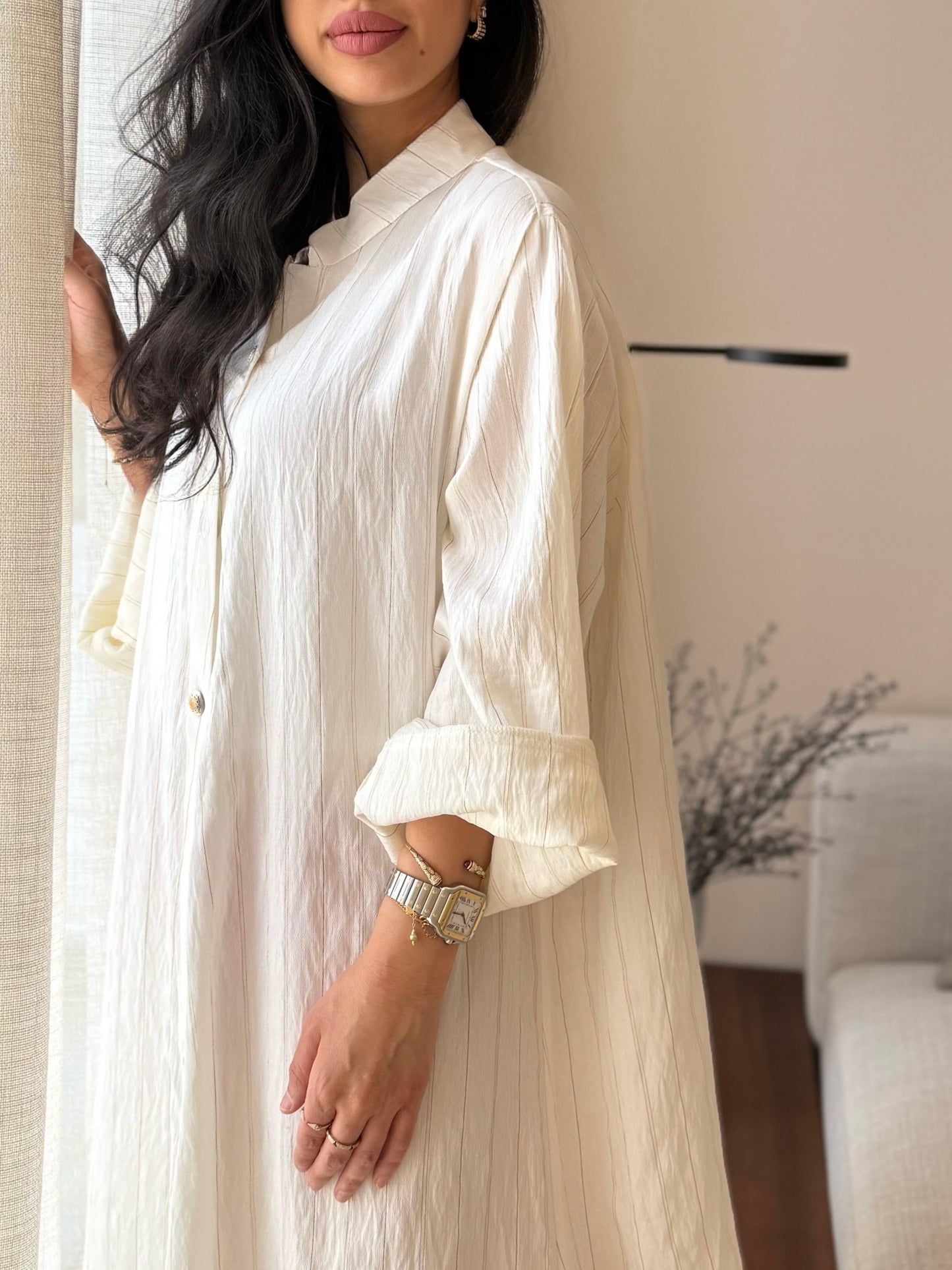 Light Crumbles Dress- cream