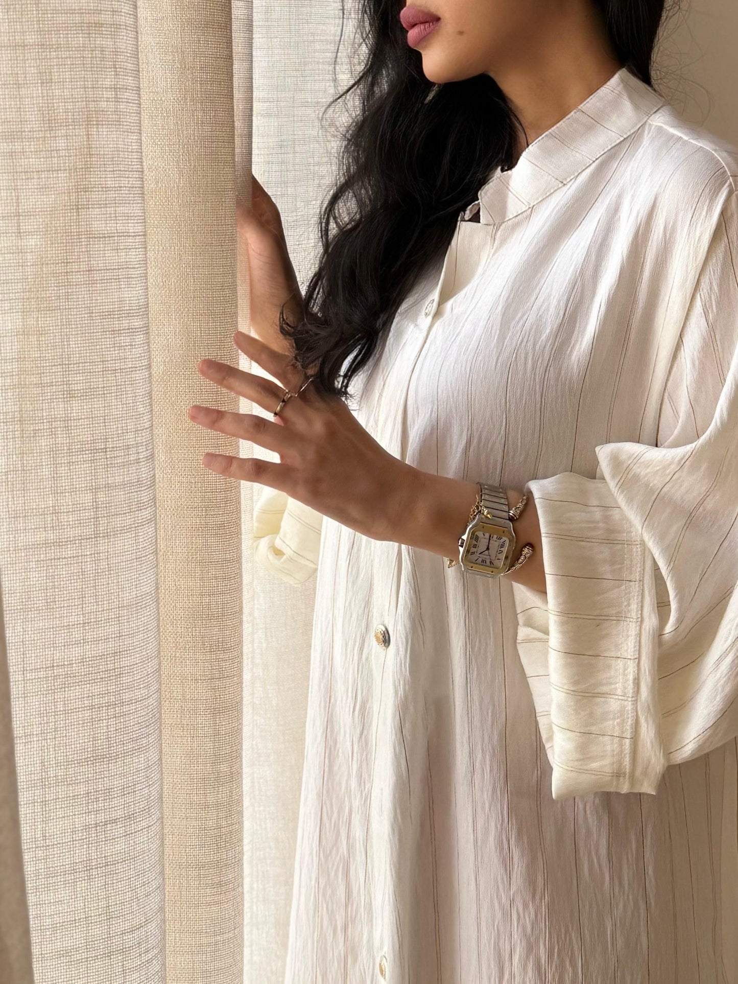 Light Crumbles Dress- cream