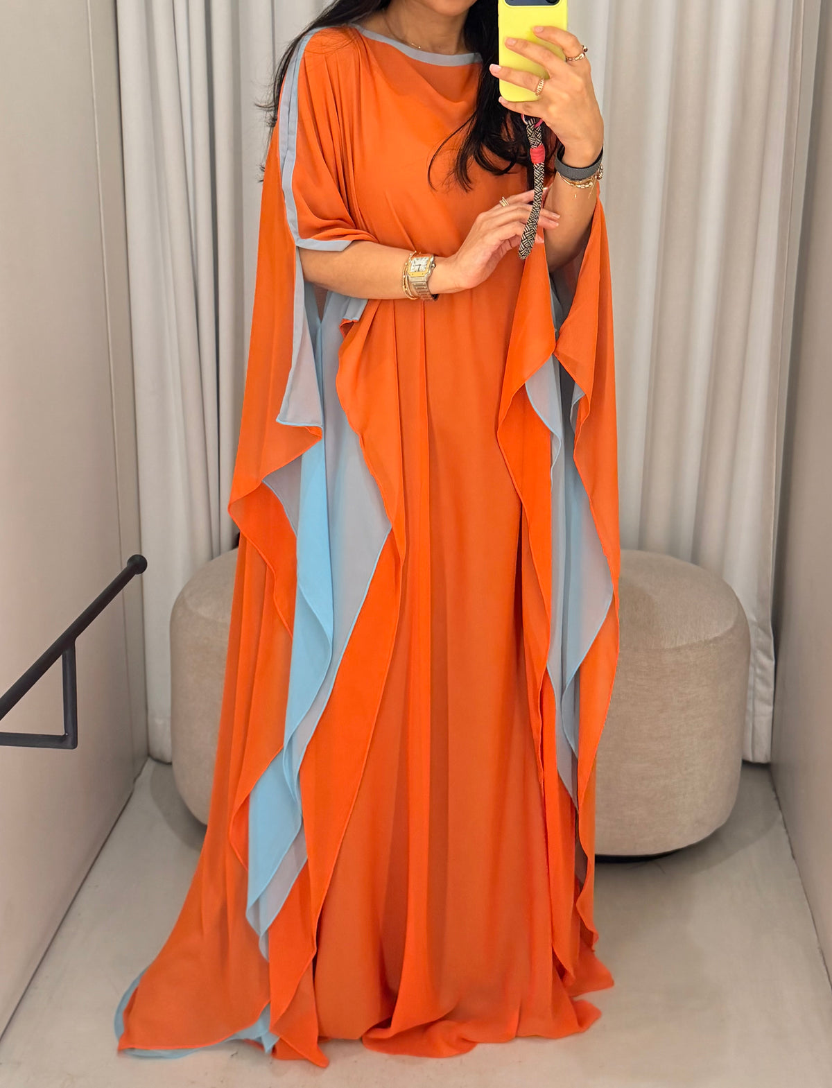 Flow orange x blue - closed shoulders