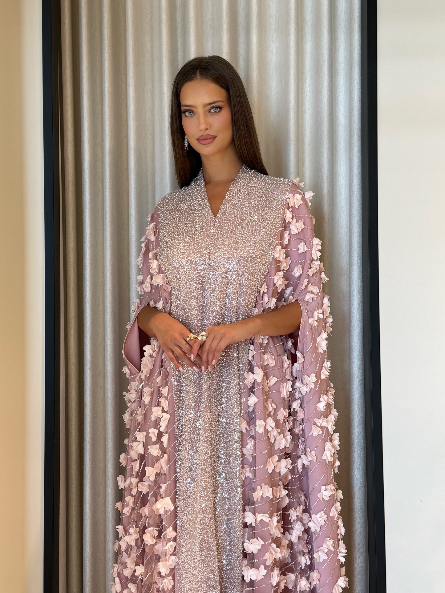Jelwa Floral pink x pearls Cape