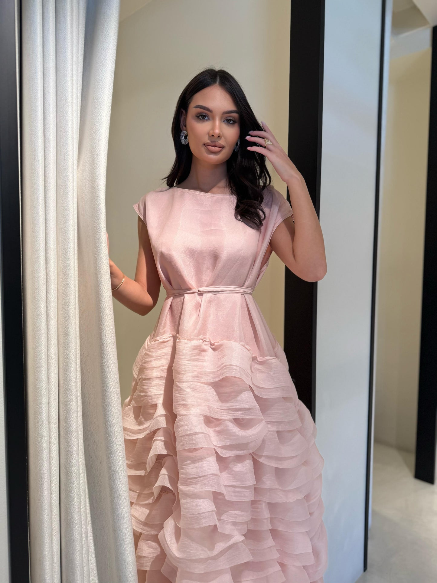 Forever Ruffles Short sleeves - powder pink