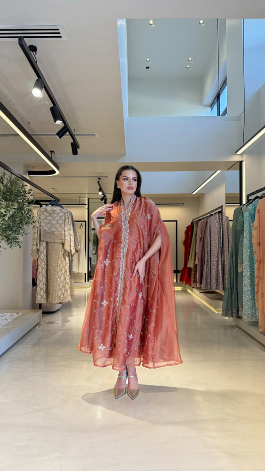 Cape Jelwa kaftan -copper
