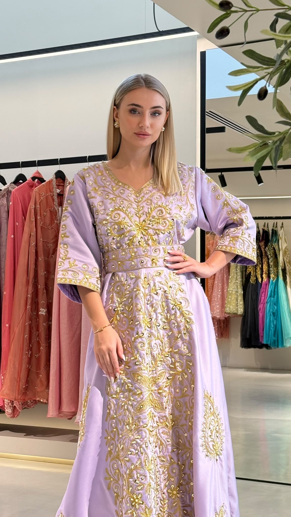 Nashel Jelwa Dress - Lavender