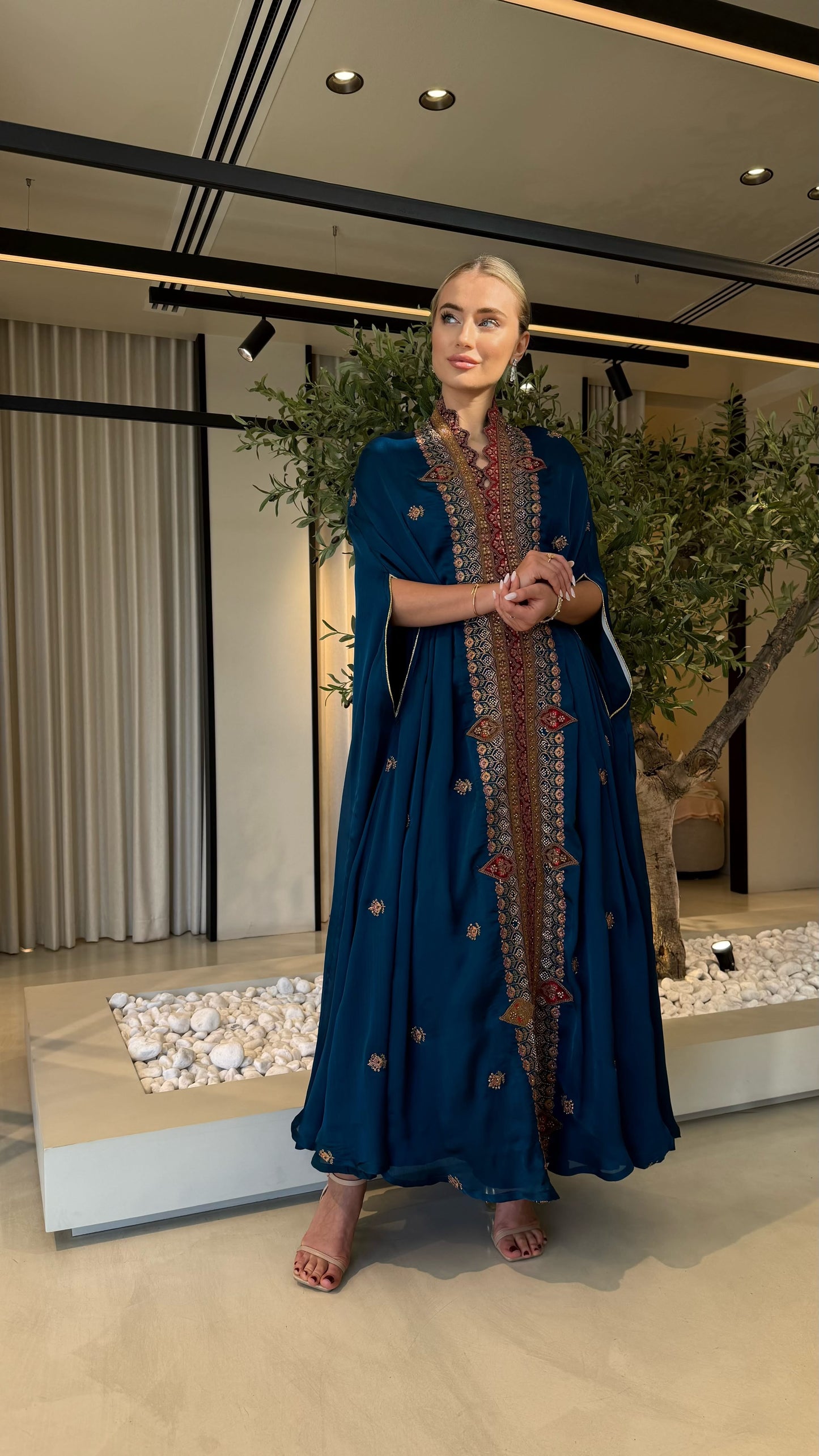 Cape Jelwa Kaftan -Teal
