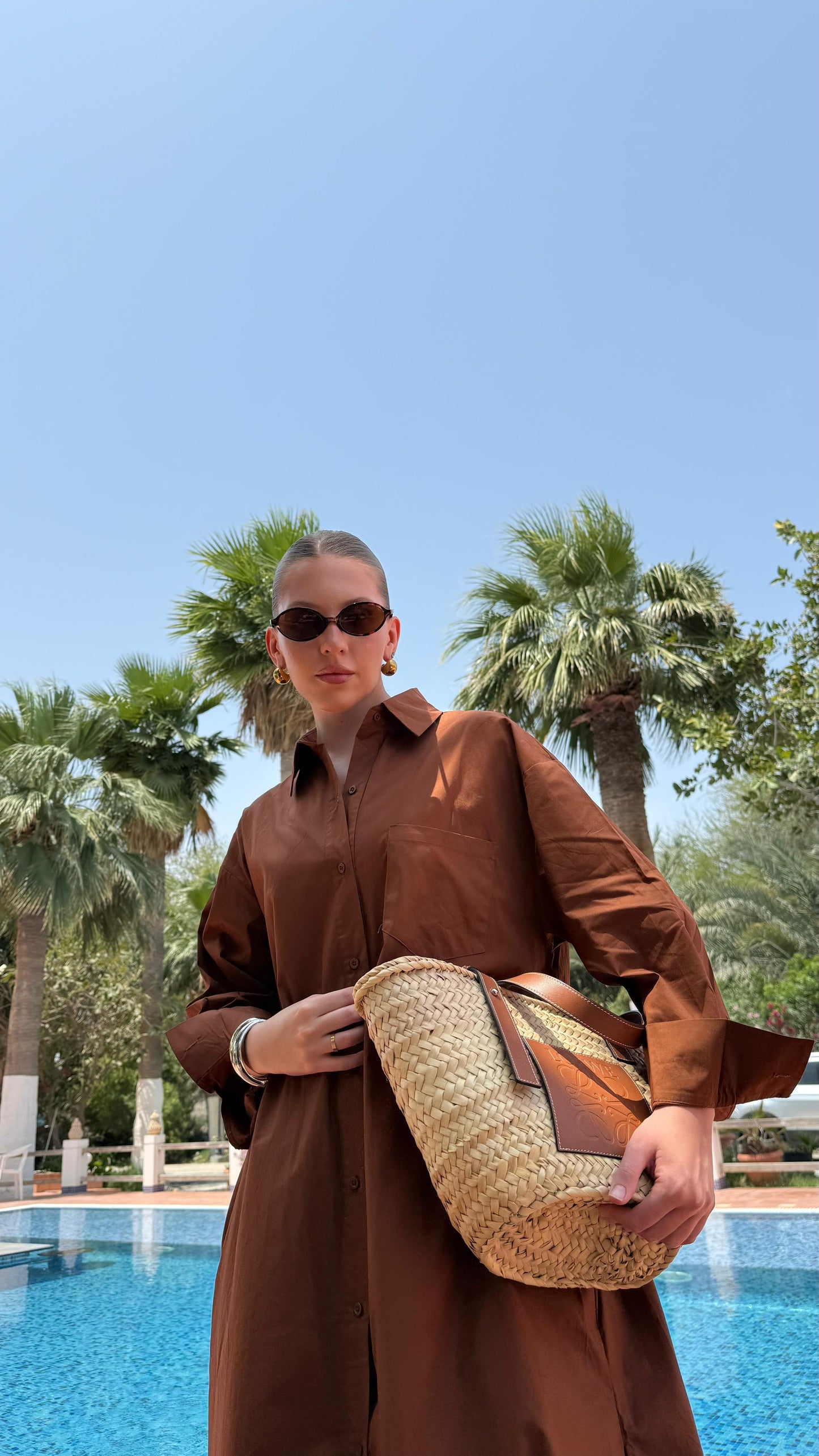 TT Summer Longline Shirt/Dress- Mocha