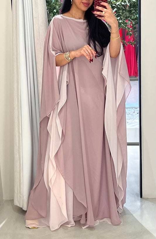 Dusty Pink Flow •Closed shoulder•
