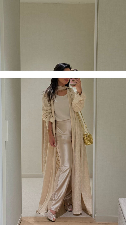 The Basic Abaya -Crème