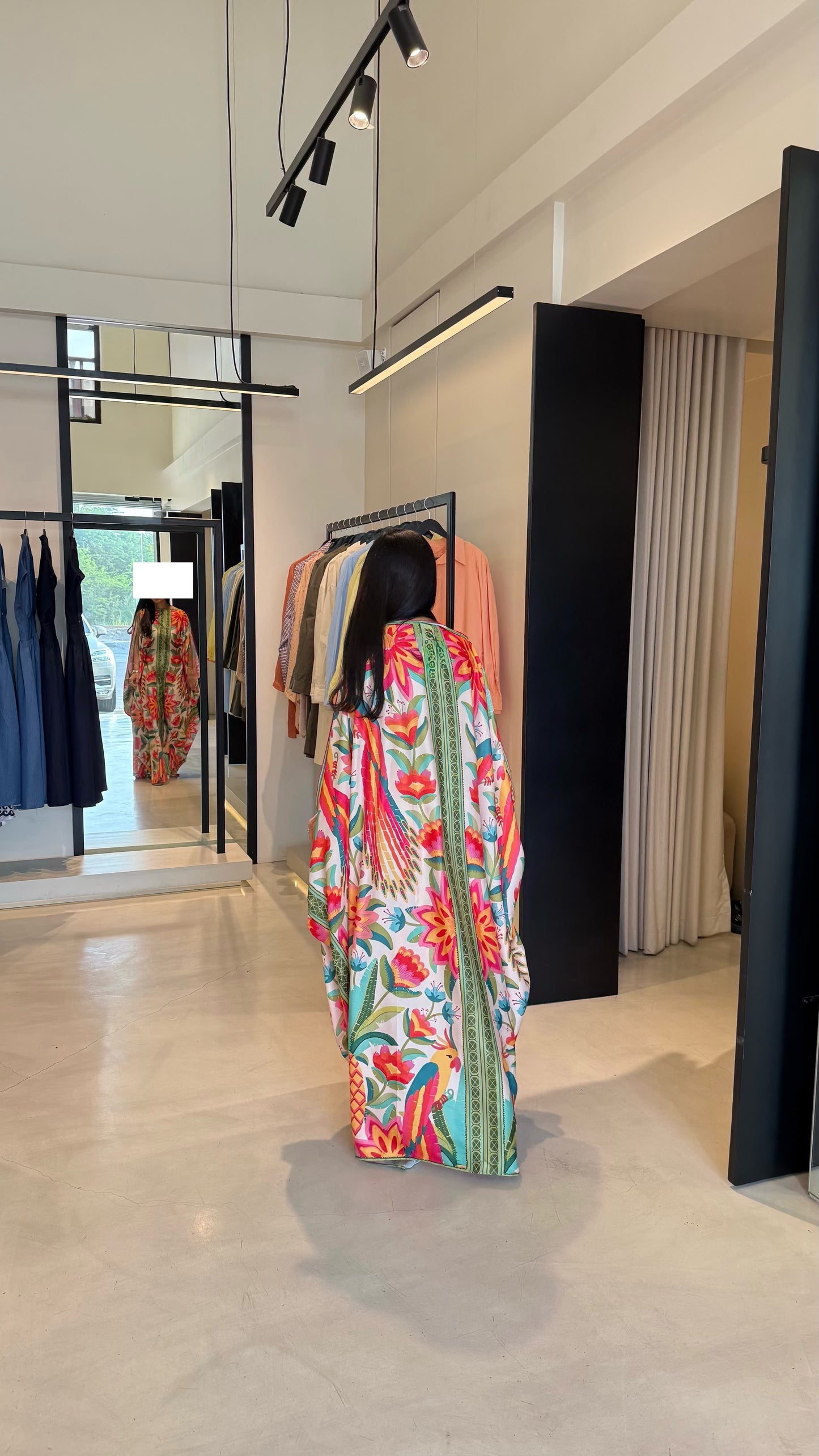 Summer floral kaftan  - Floral Drapes
