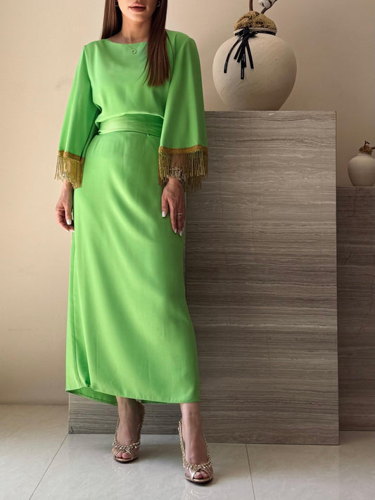 Beads Sleeves - Green