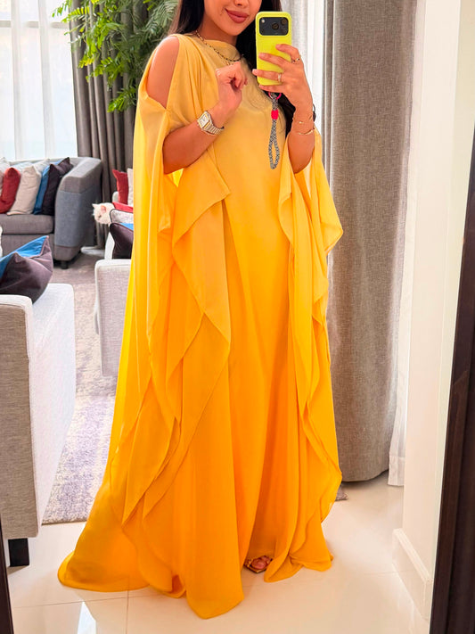 Flow yellow Ombré - open shoulders