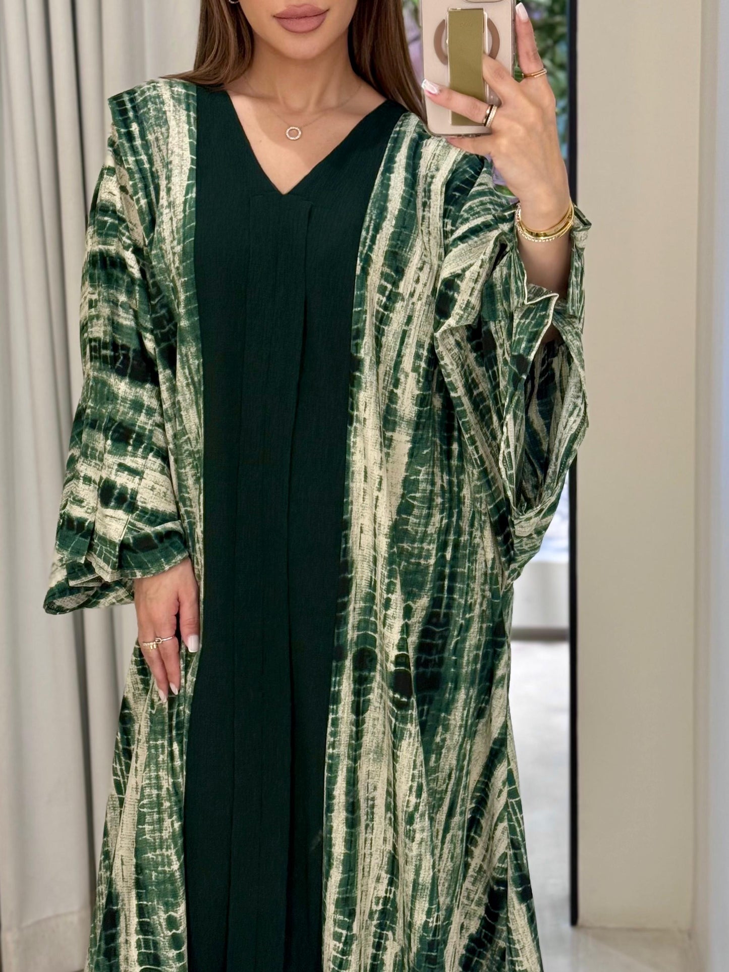 Summertime Kaftan -Green