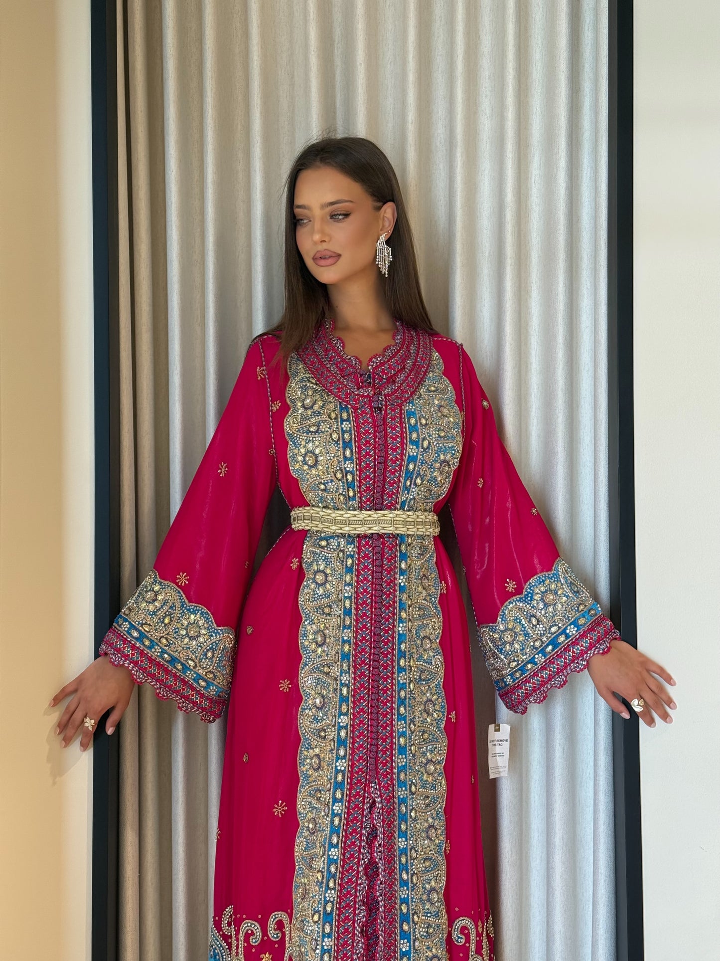 Morrocan pink x blue Kaftan