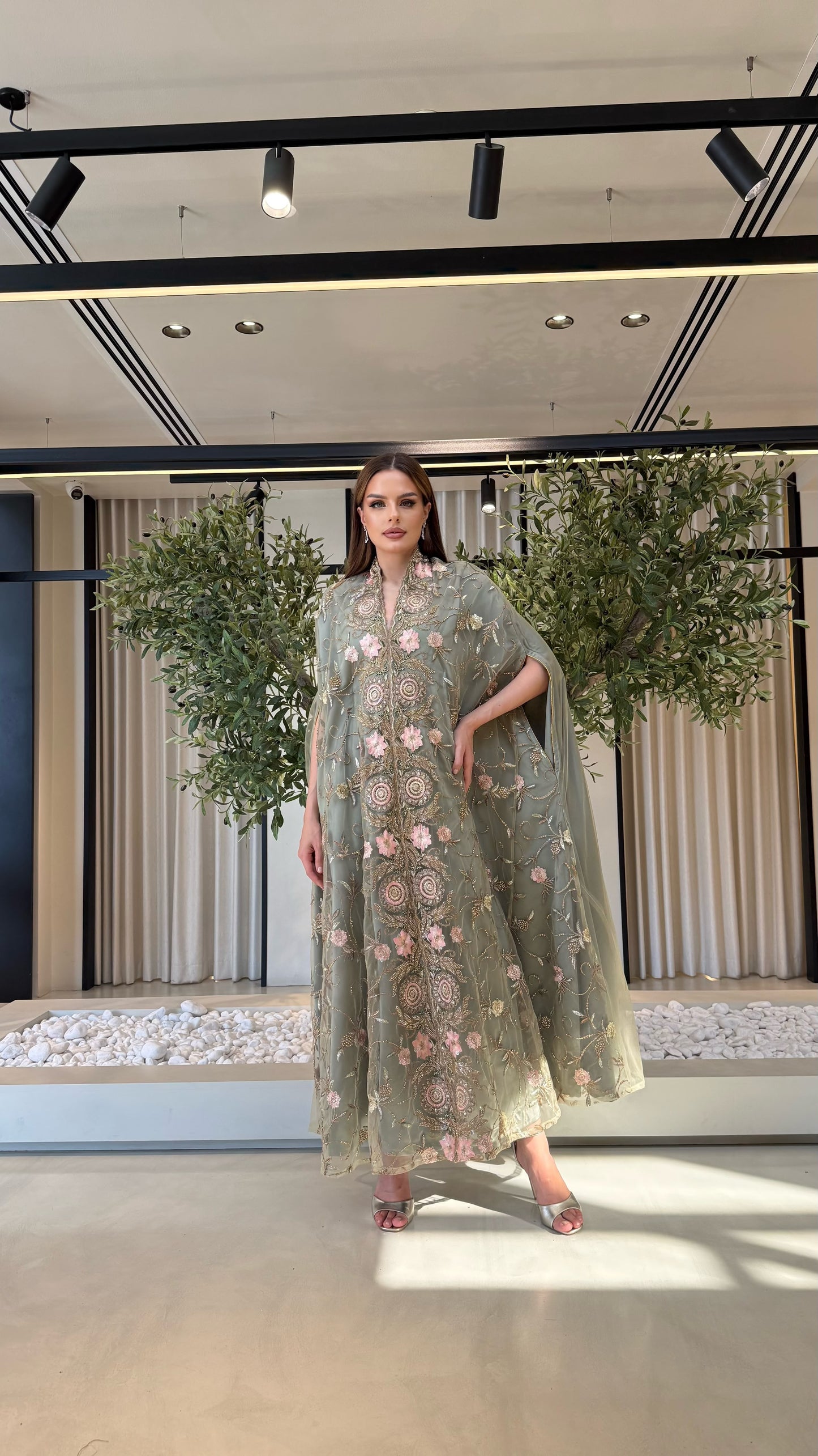 Cape Jelwa kaftan -Olive