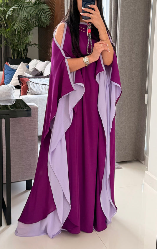 Ultraviolet  Flow• open shoulders•