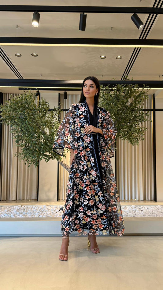 Floral Bisht Jelwa Kaftan
