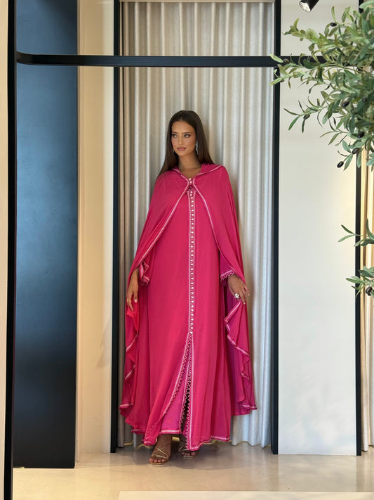 Morrocan Kaftan -Fuschia