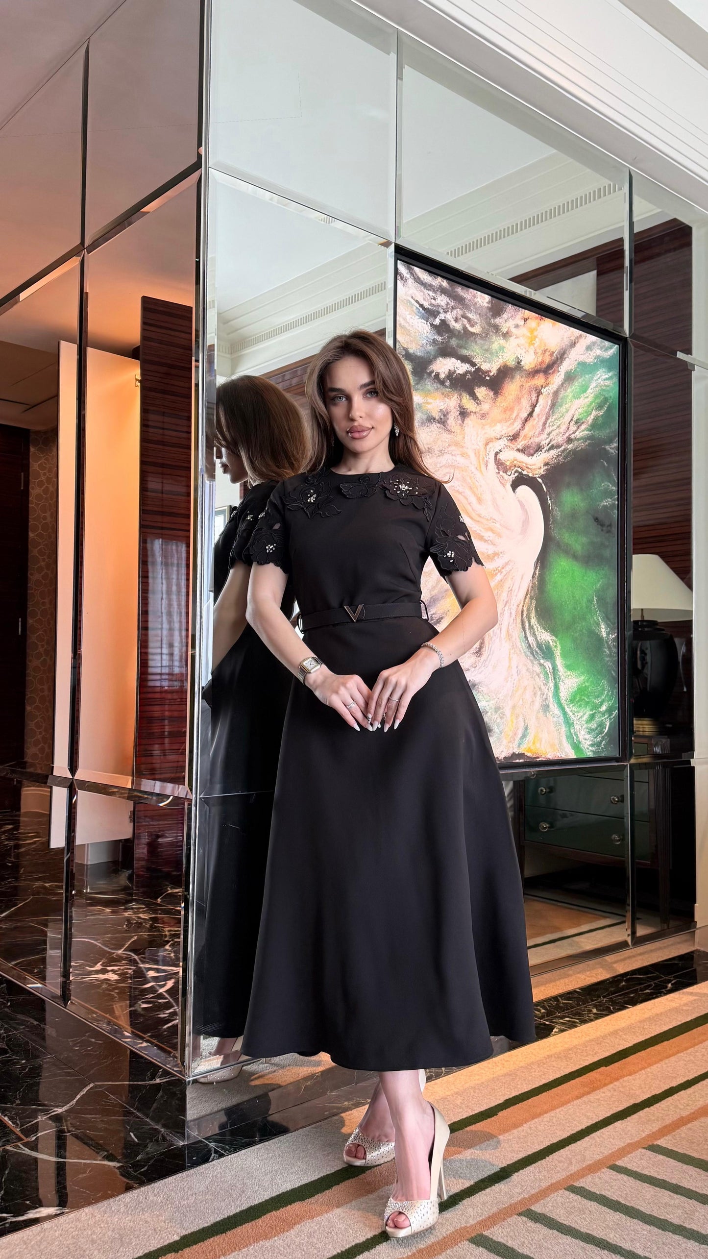 The Blanc Dress- Black