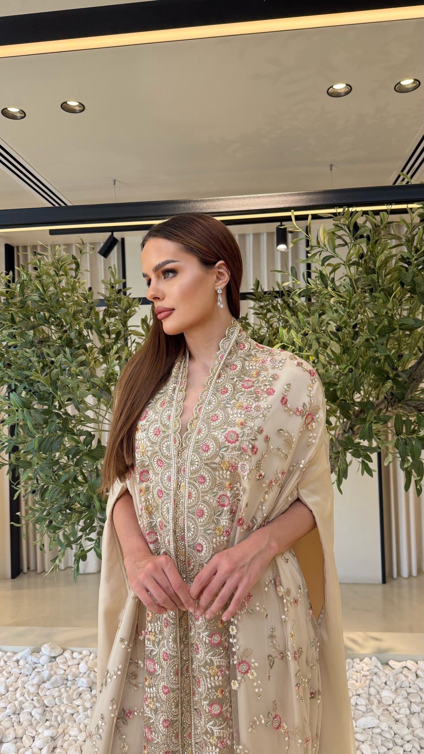 Cape Jelwa kaftan -Beige