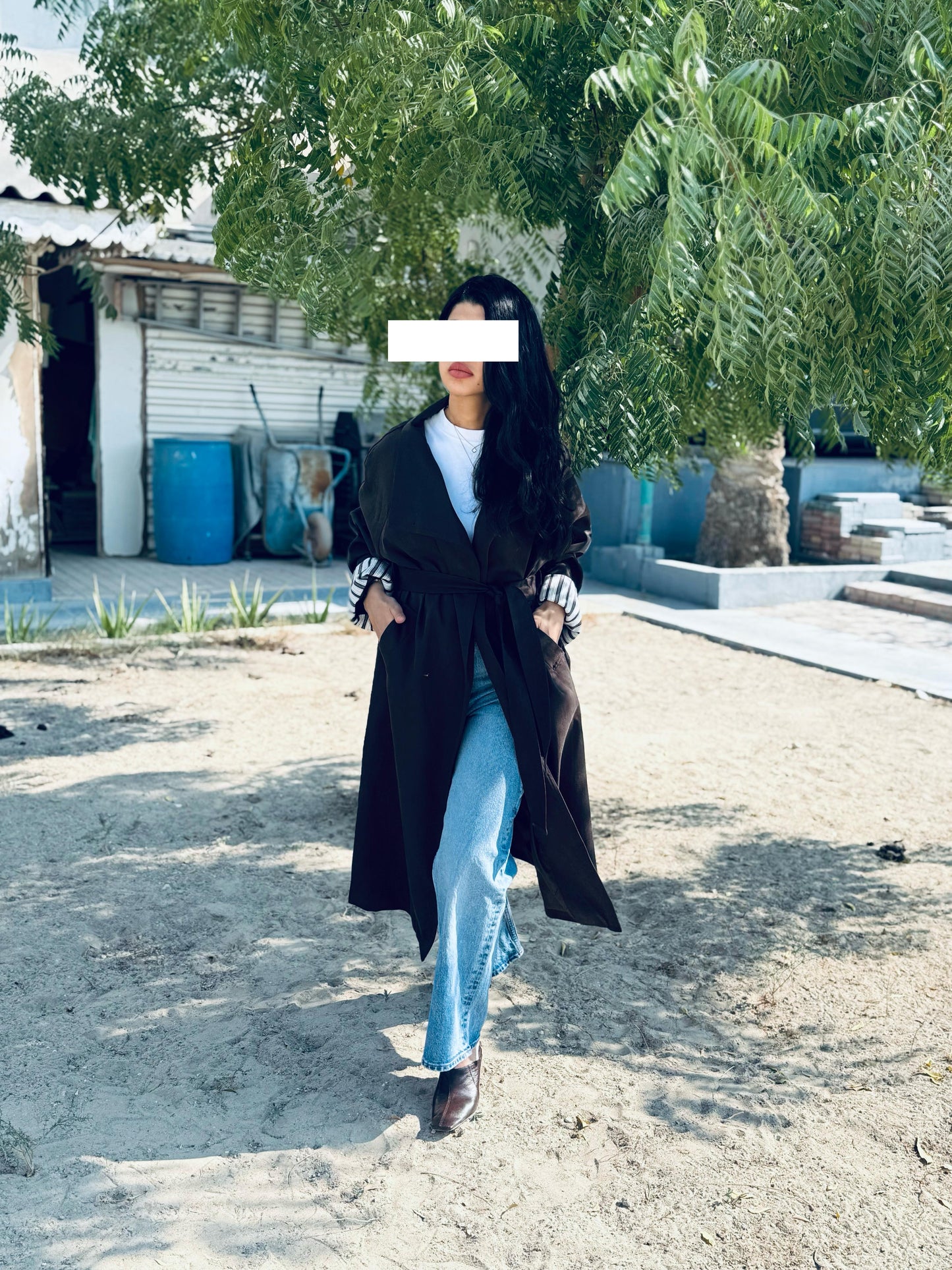 Winter Trench Coat- Chocolate Brown