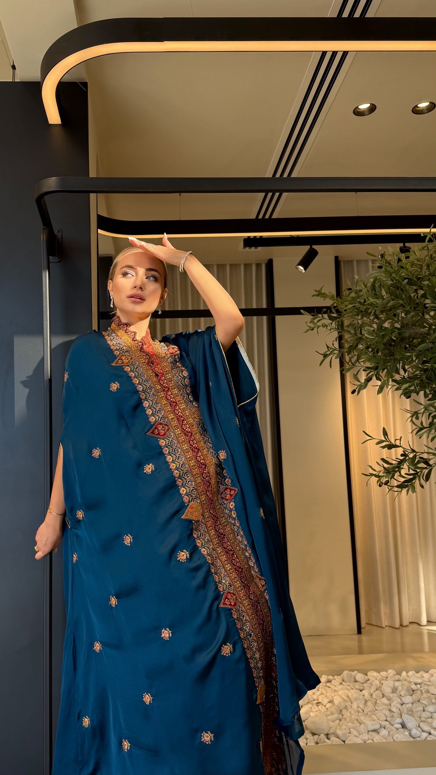 Cape Jelwa Kaftan -Teal