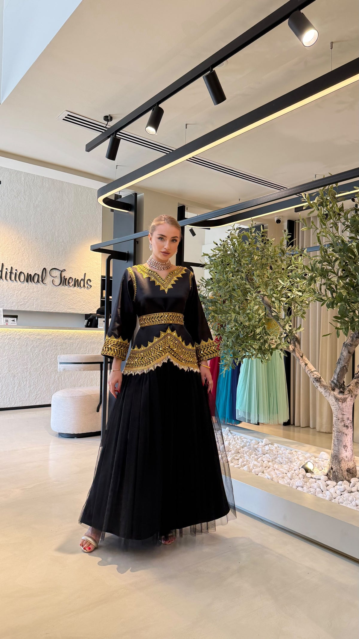 Nashel Jelwa Dress X Tulle x Pearls - Black