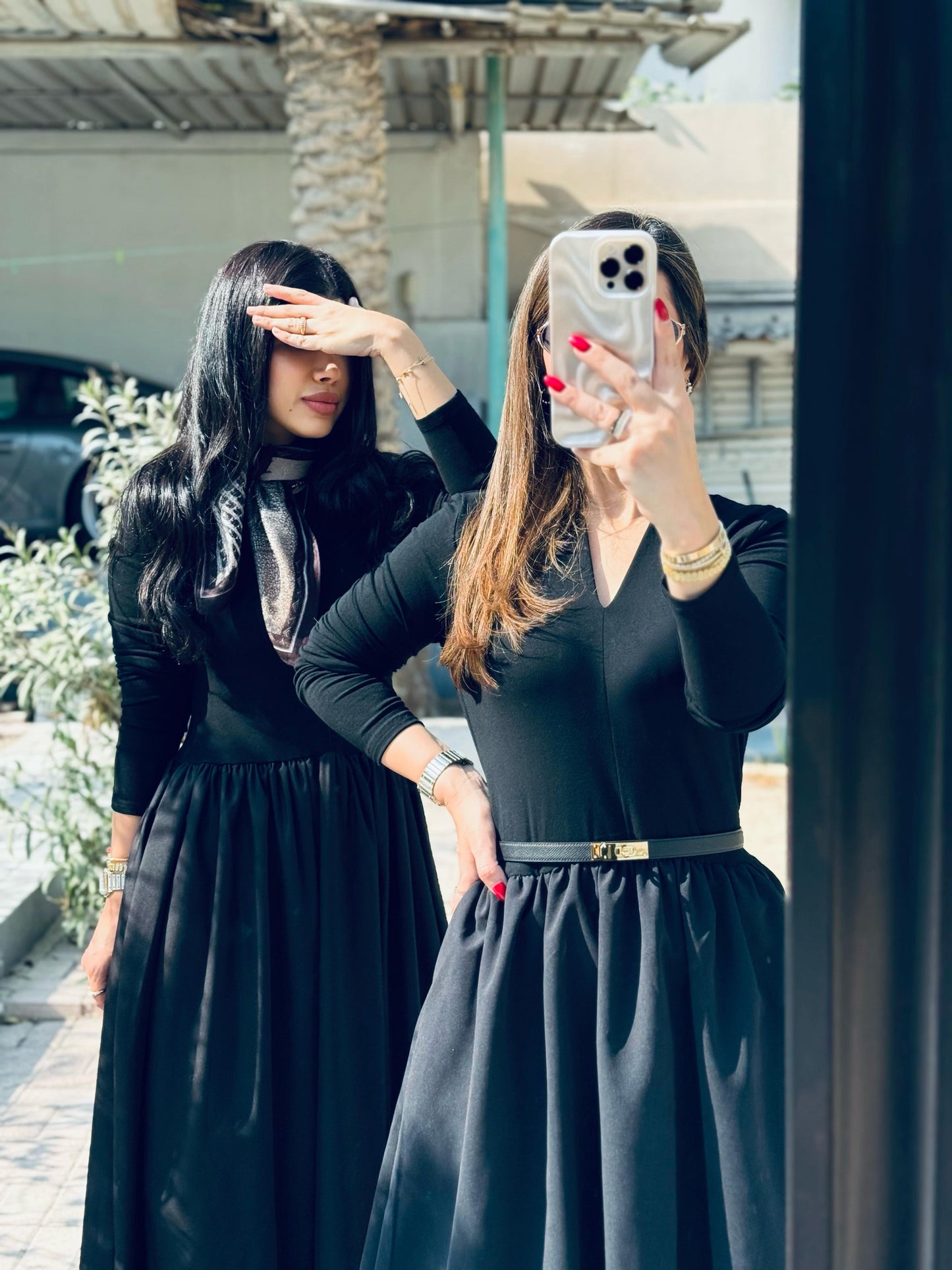 Winter Dress - Midi x Black