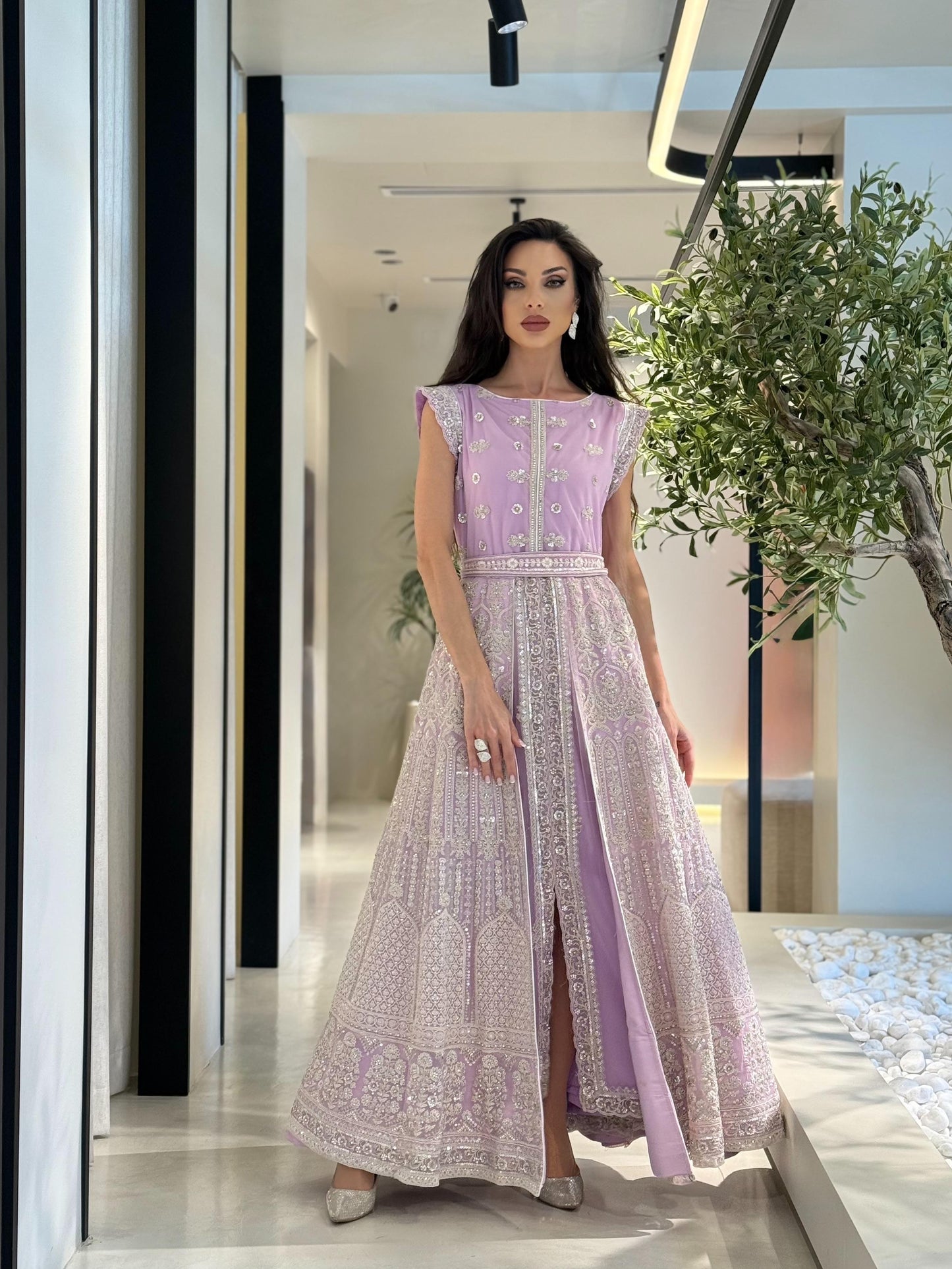 Jelwa lavender dress