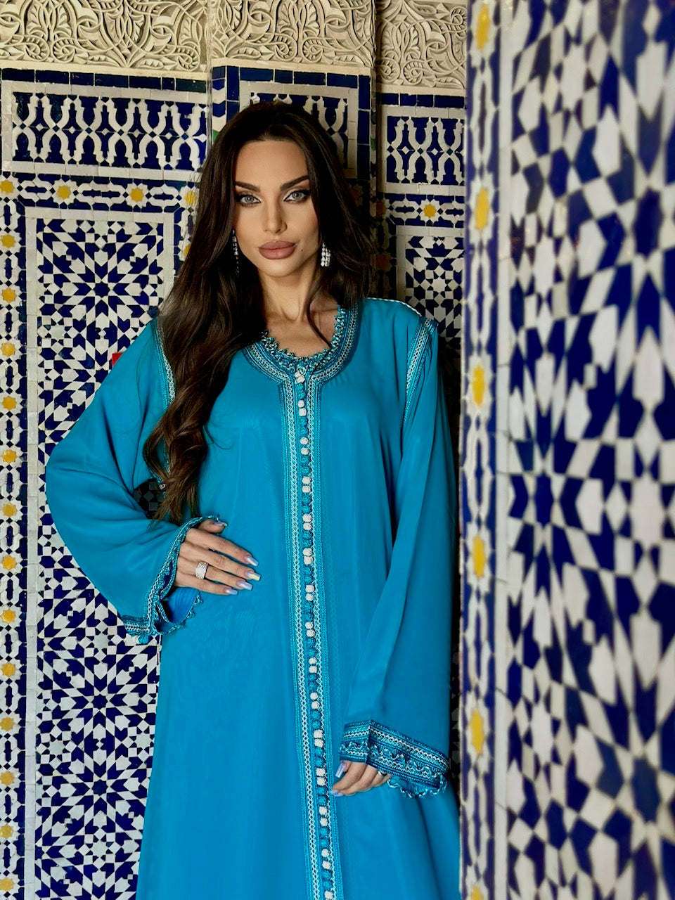 Morrocan Kaftan -Blue