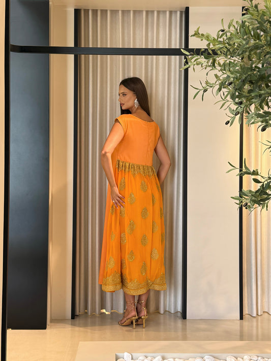 Jelwa Dress-mustard
