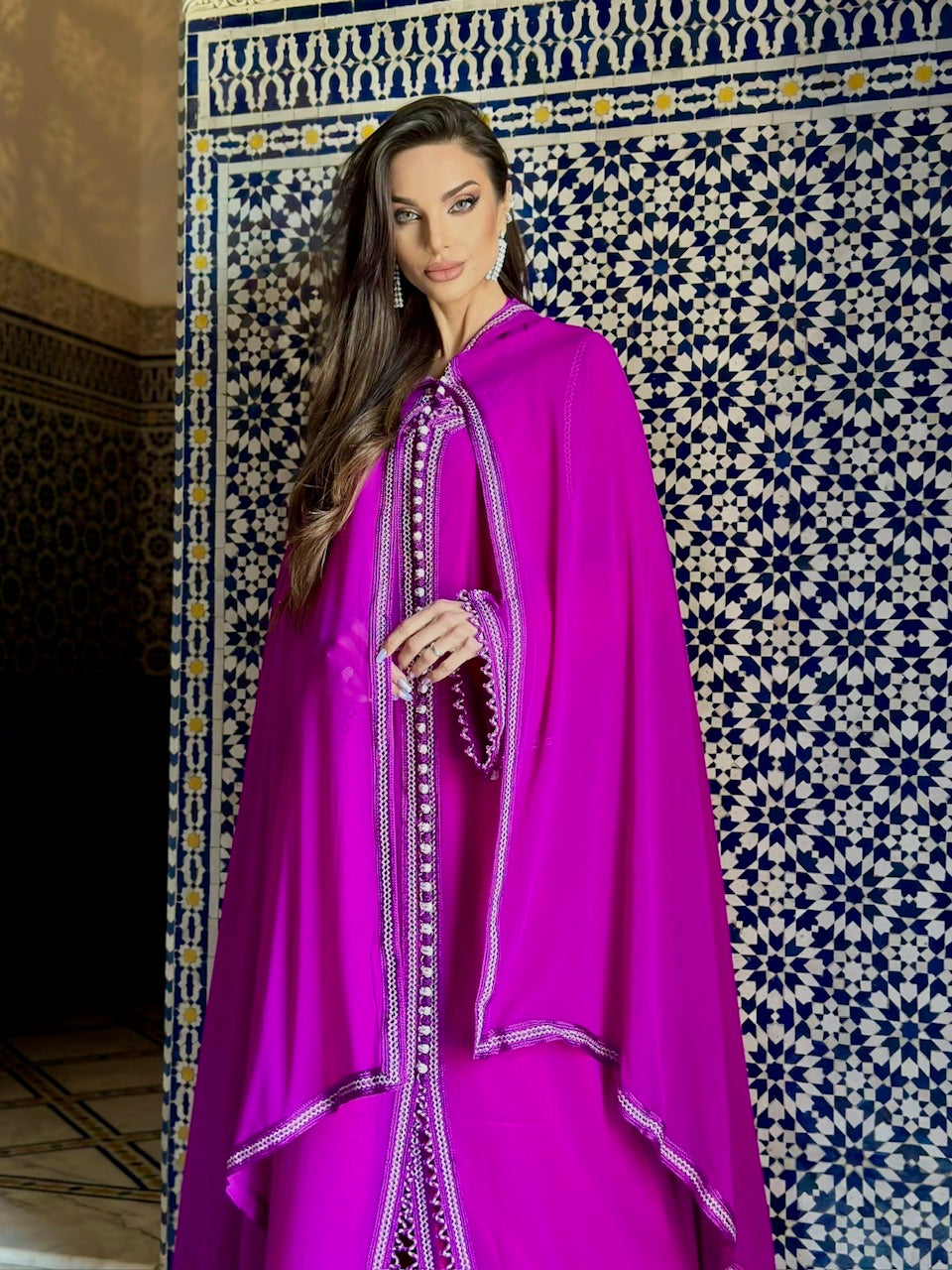 Morrocan Kaftan - Magenta