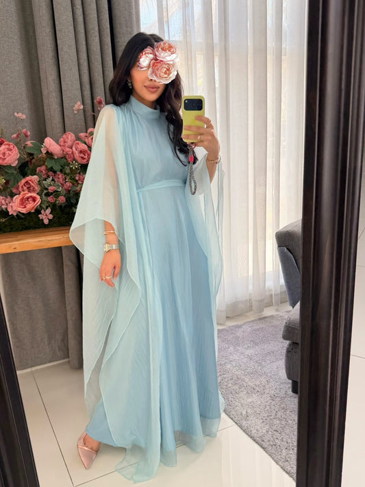 Organza Flow  - Sky Blue