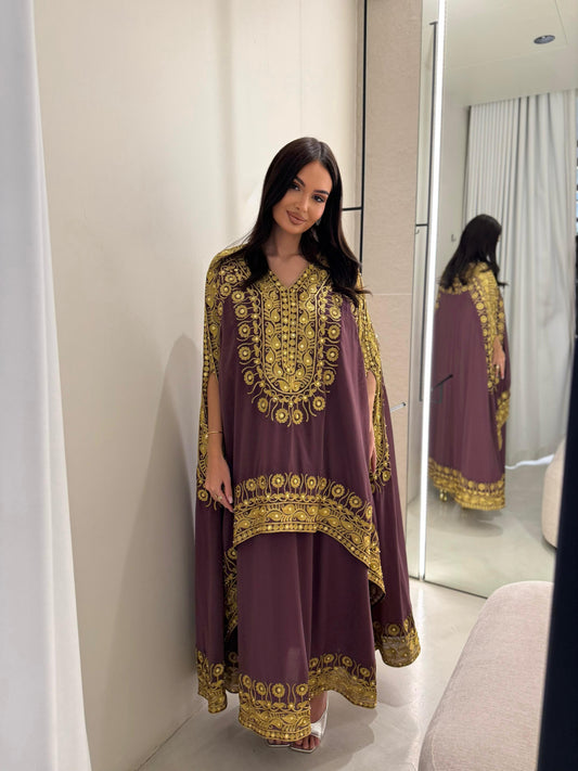 Nashel double layer Cape- lilac