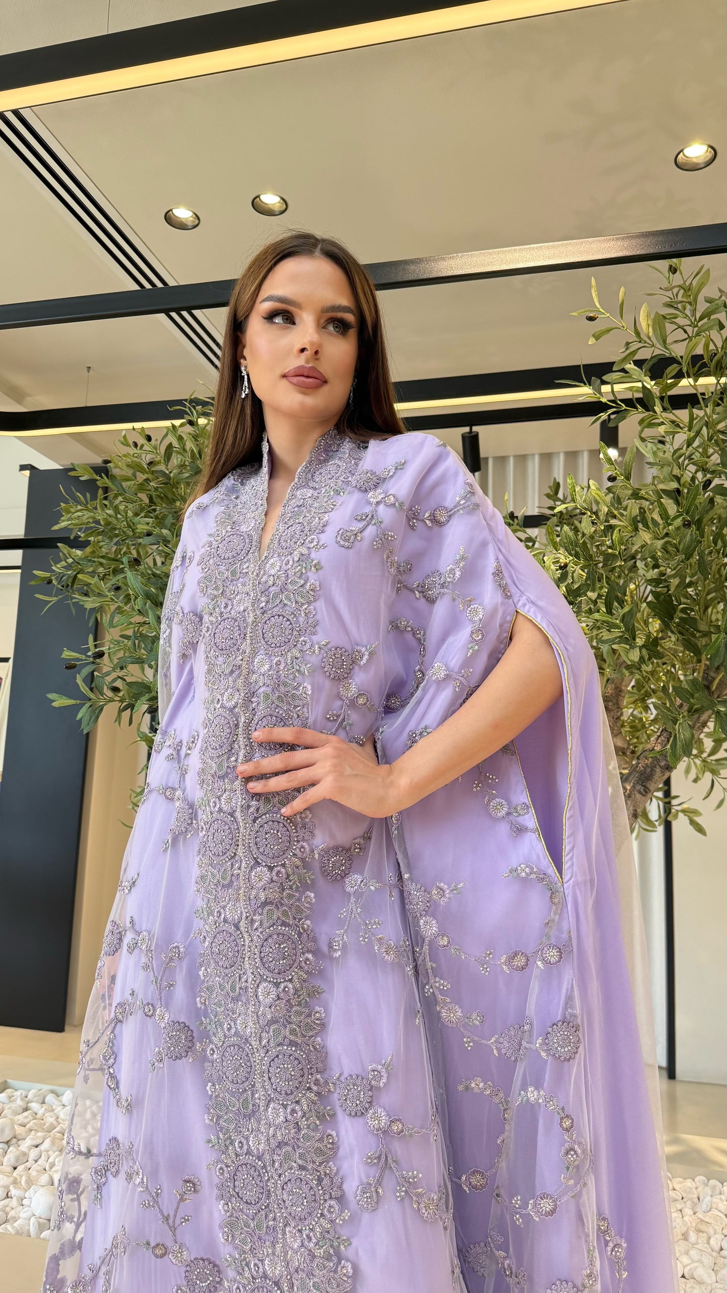Cape Jelwa kaftan - Lilac